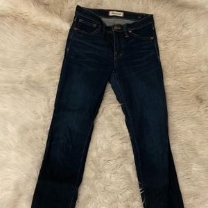 Madewell 9” high rise skinny jeans size 24